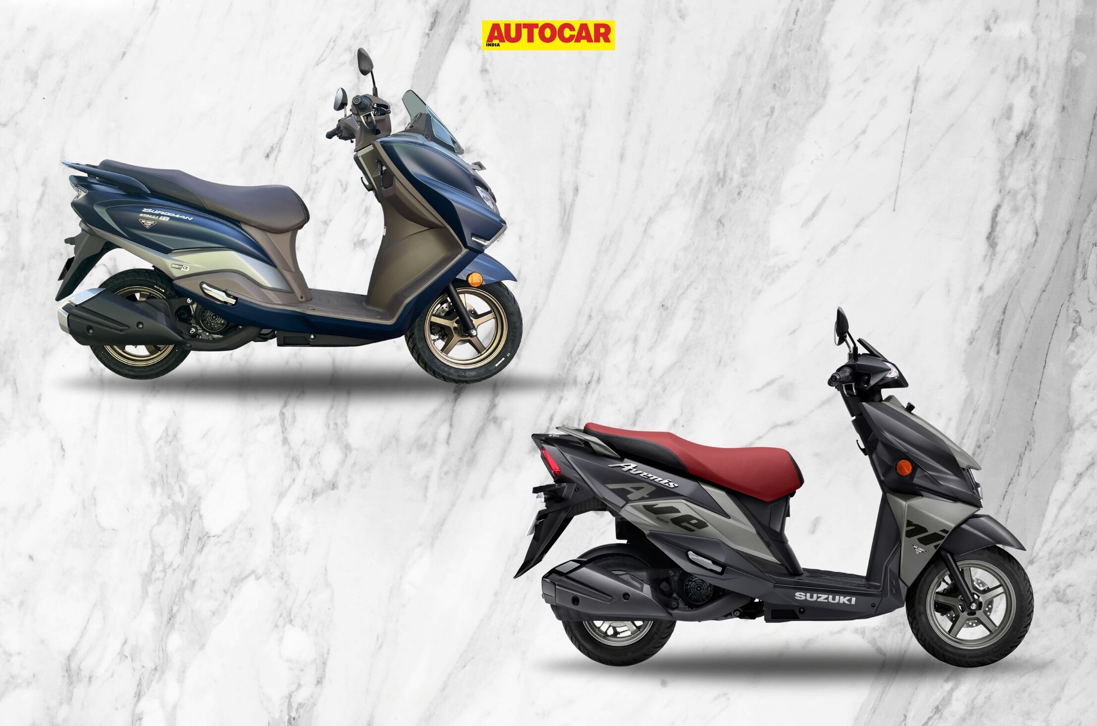 Updated Suzuki Burgman and Avenis